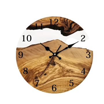 Wood Grain Wall Clock