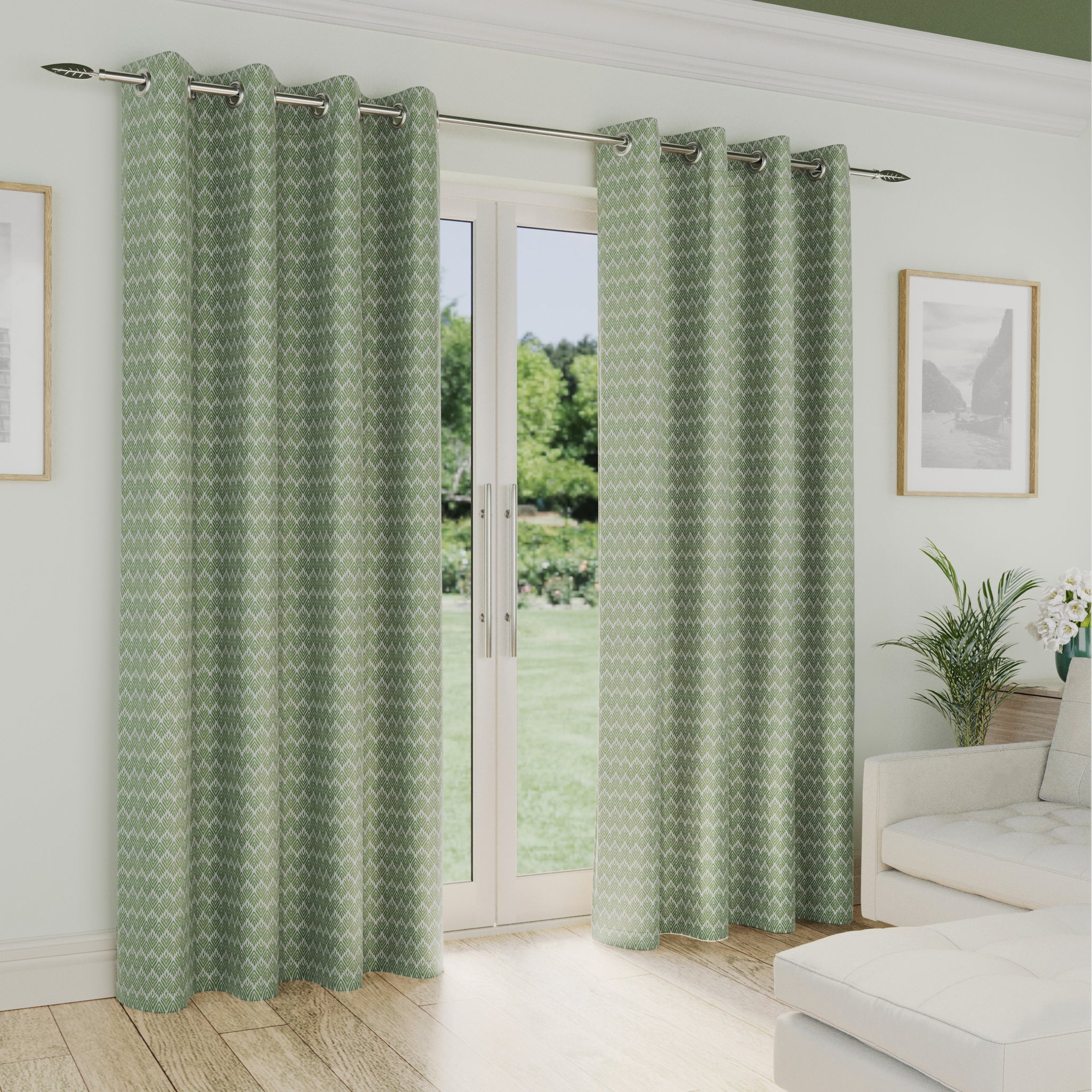 Aspen Eyelet Readymade Curtain
