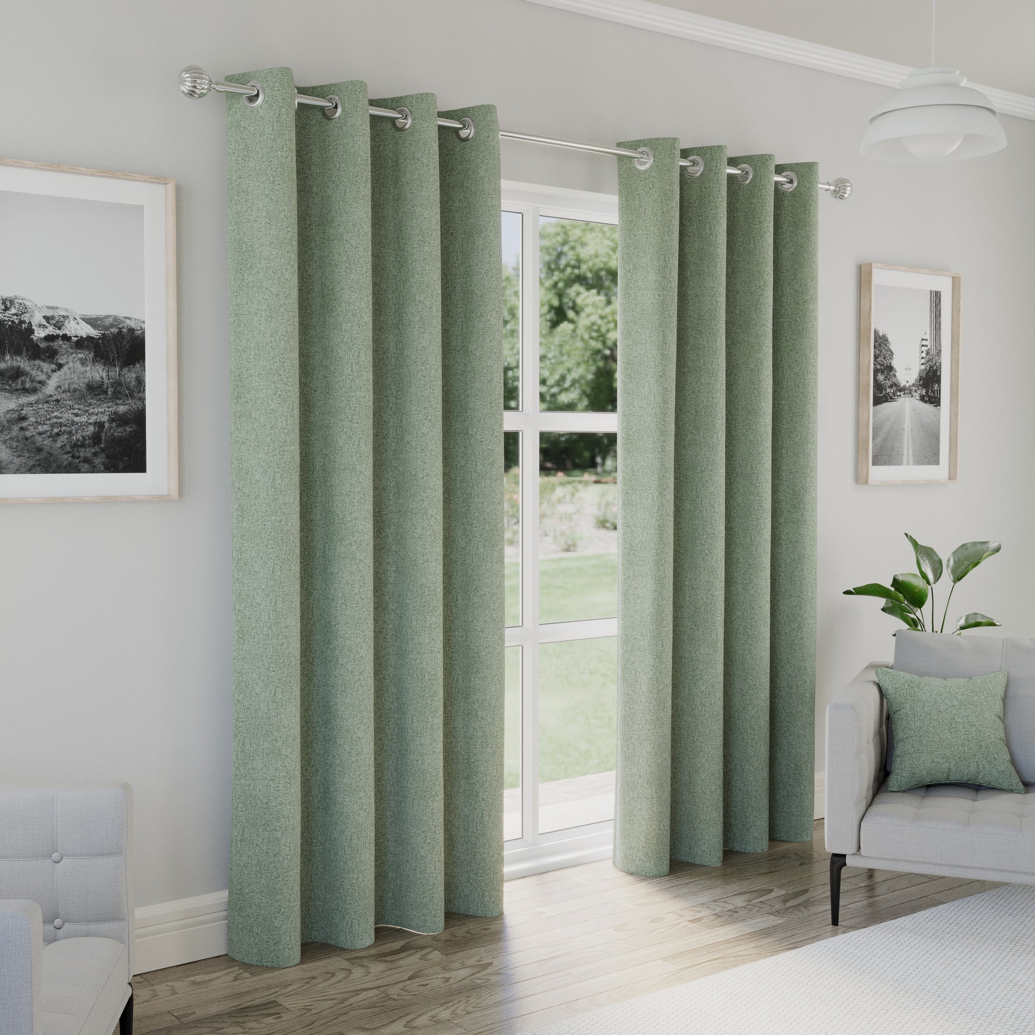 Austin 100% Blackout Readymade Curtain