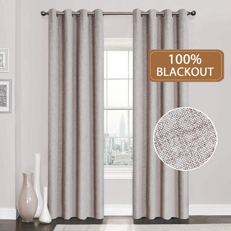 100% Blackout Curtains