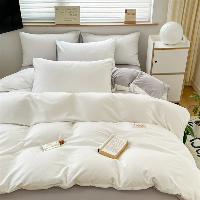 Waffle Jacquard Bedding Set